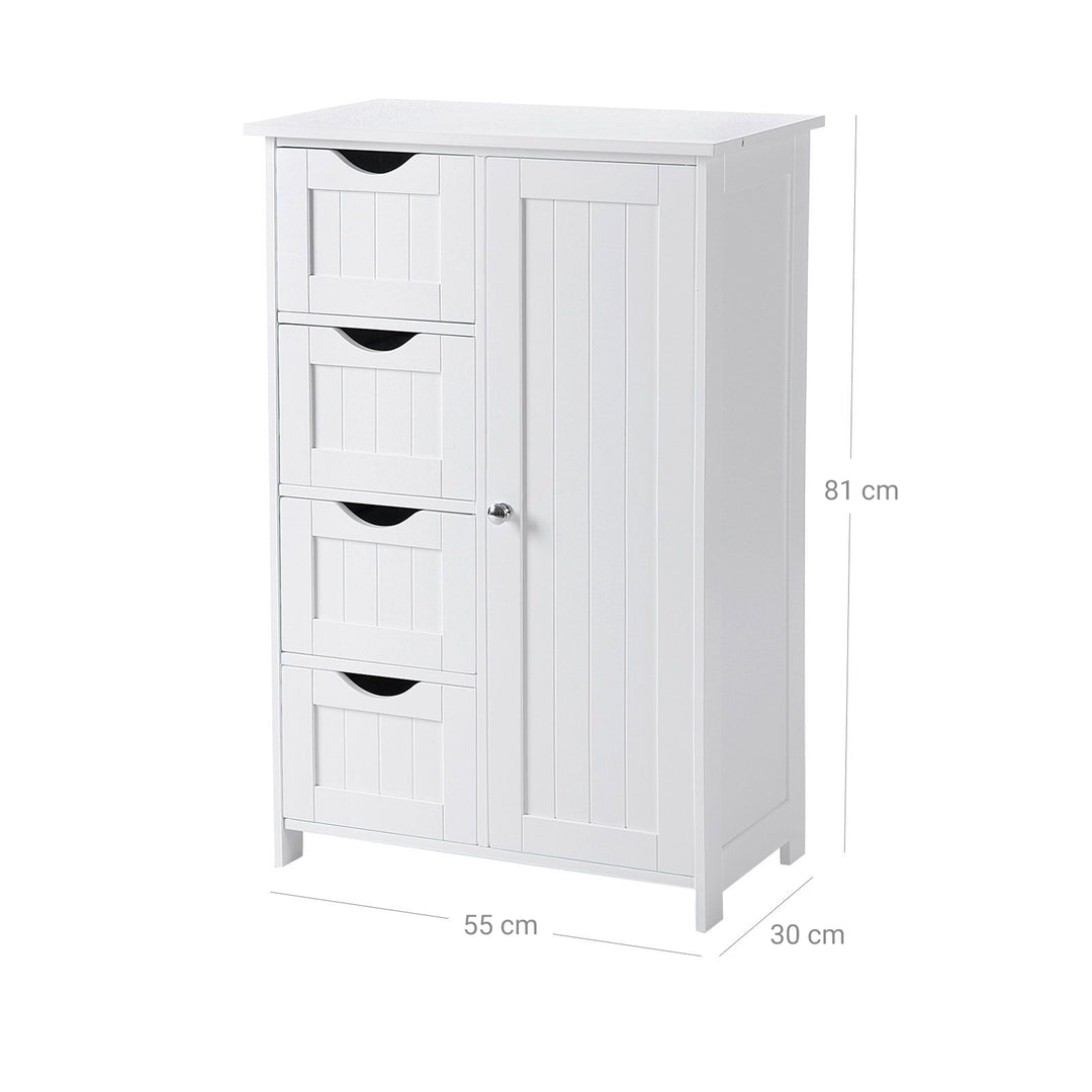 4 Drawers Wooden Cabinet