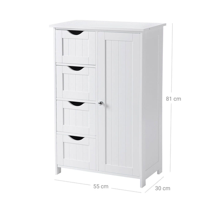 4 Drawers Wooden Cabinet