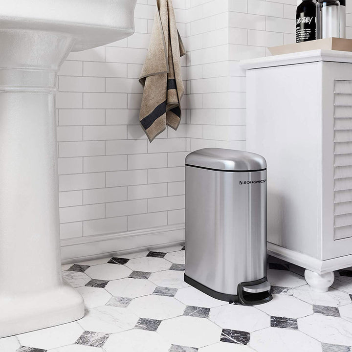 Slim Pedal Trash Can