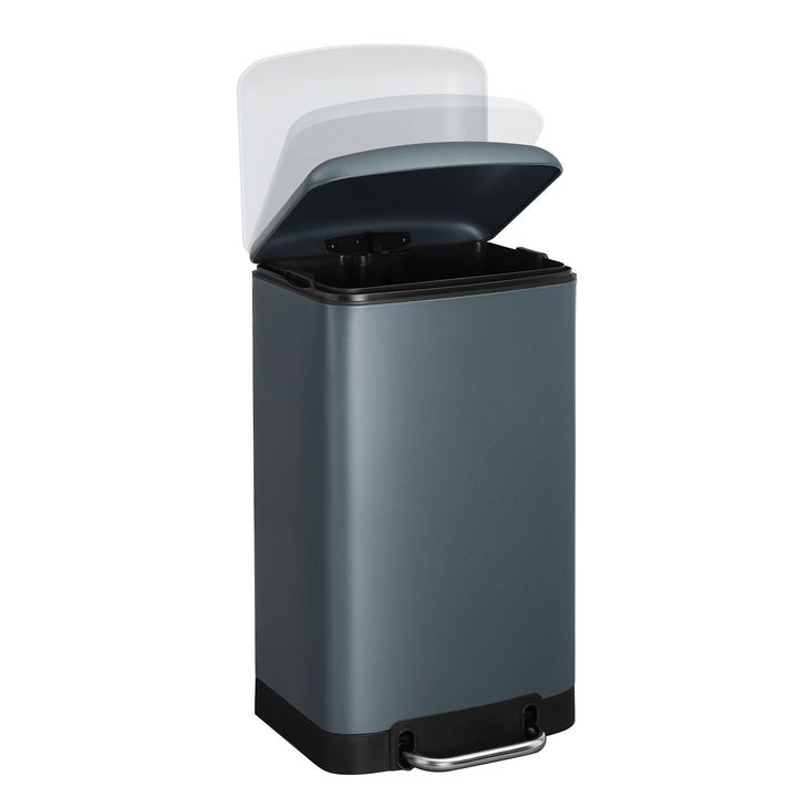 Grey Step Trash Can Recycling Bin