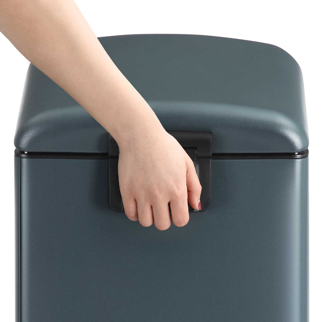 Grey Step Trash Can Recycling Bin