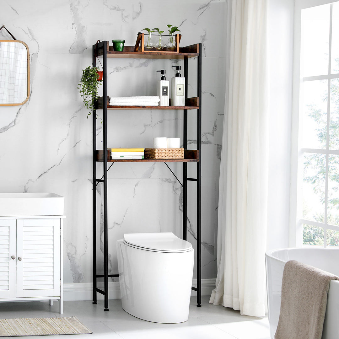 Stable Bathroom Storage Shelf