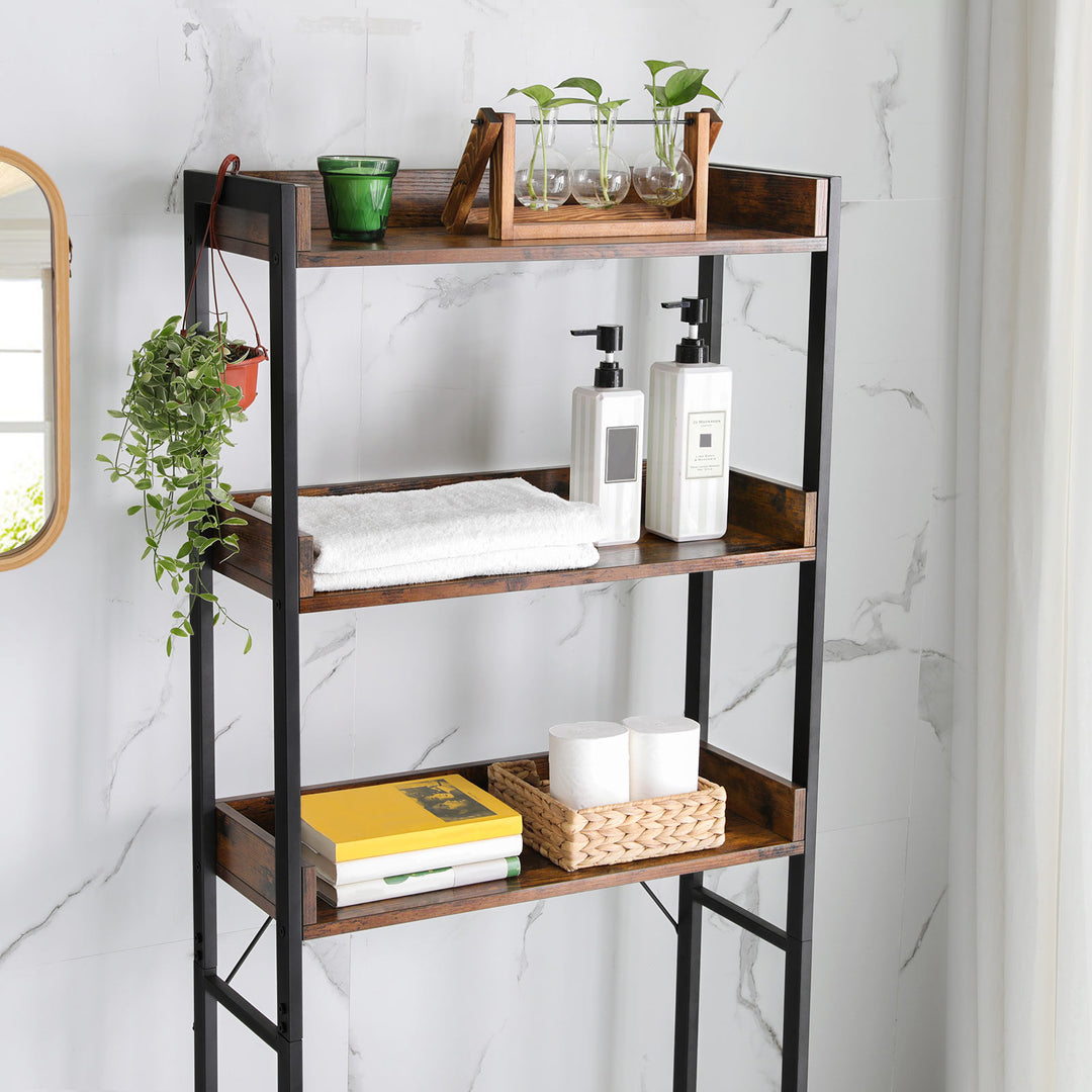 Stable Bathroom Storage Shelf