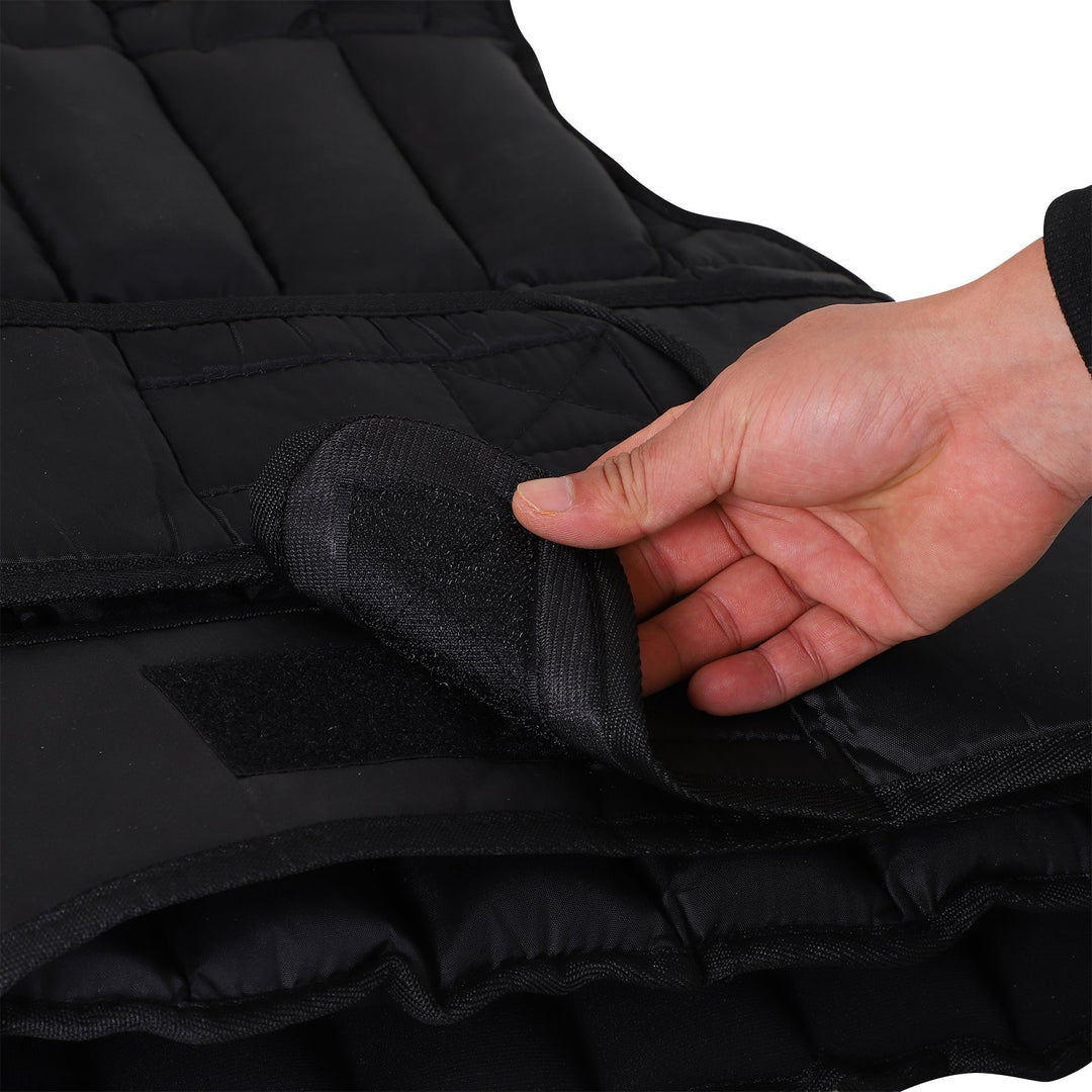 Adjustable Metal Sand Weight Vest Black