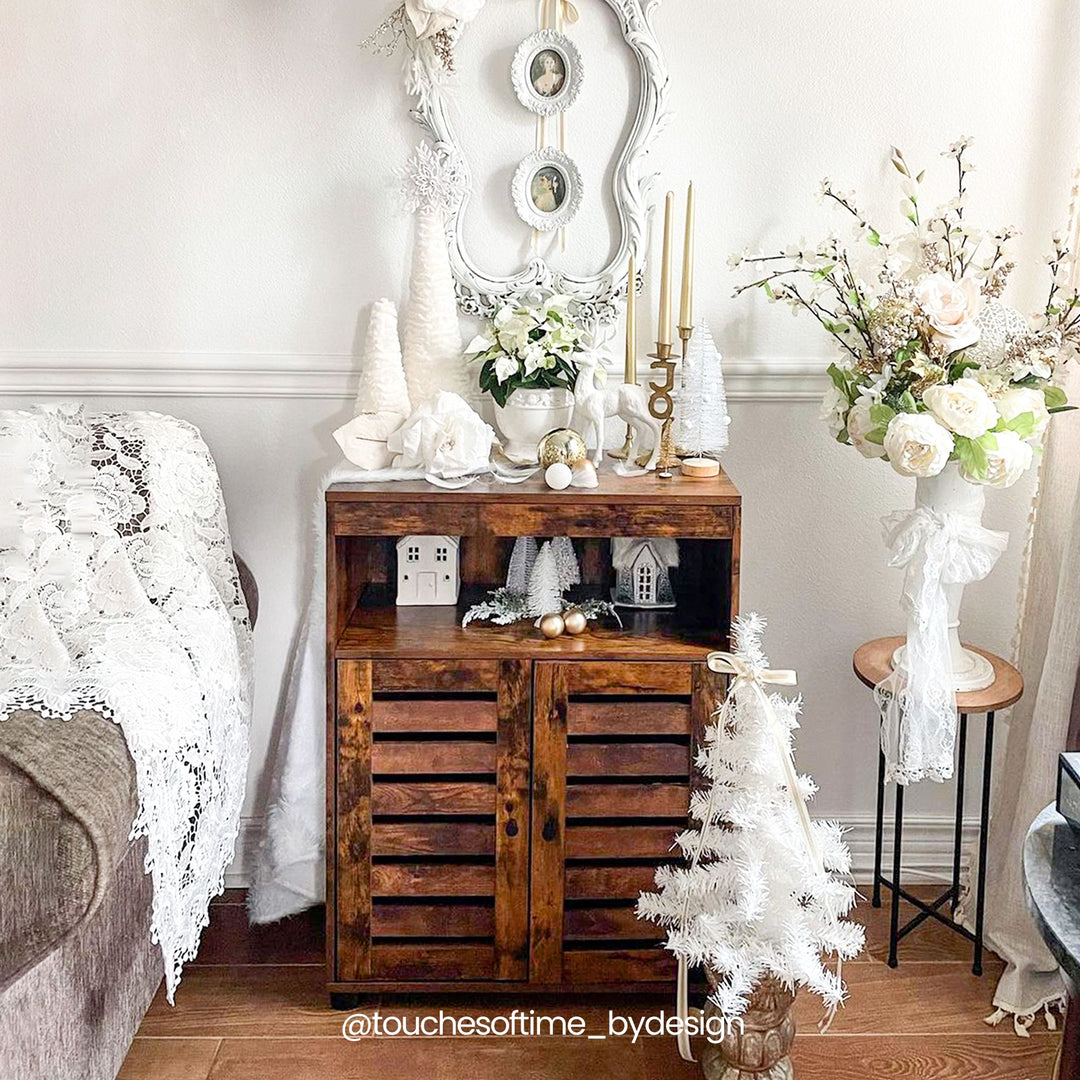 Cupboard with Louvered Doors