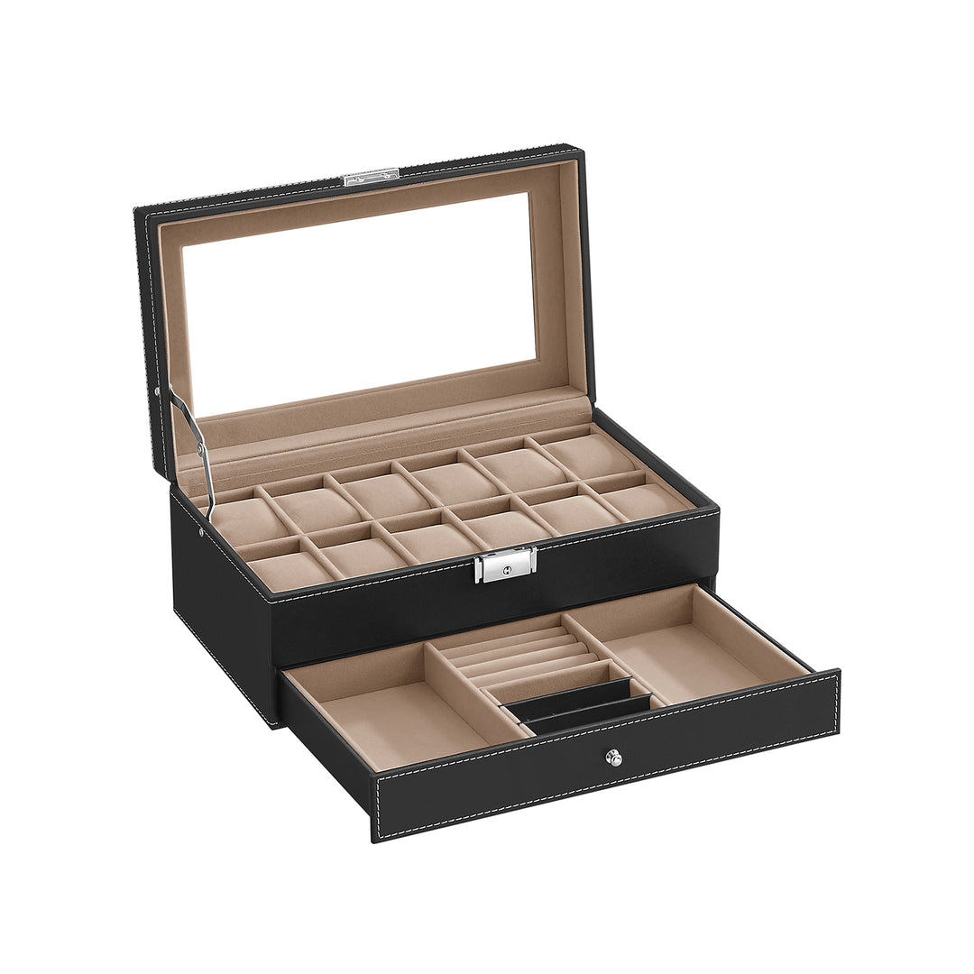Double Layer Watch Box