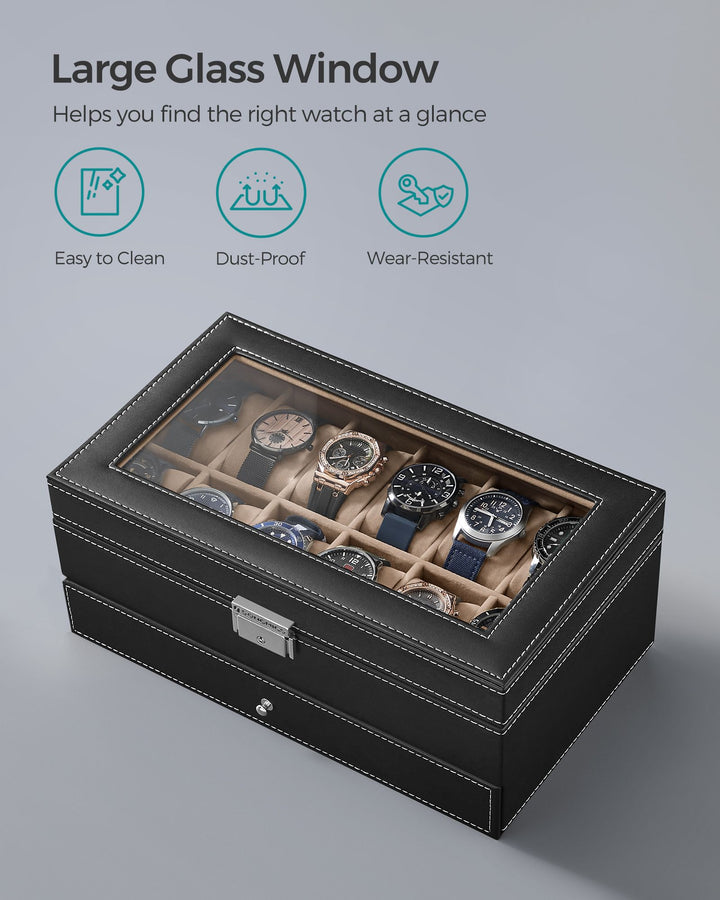 Double Layer Watch Box