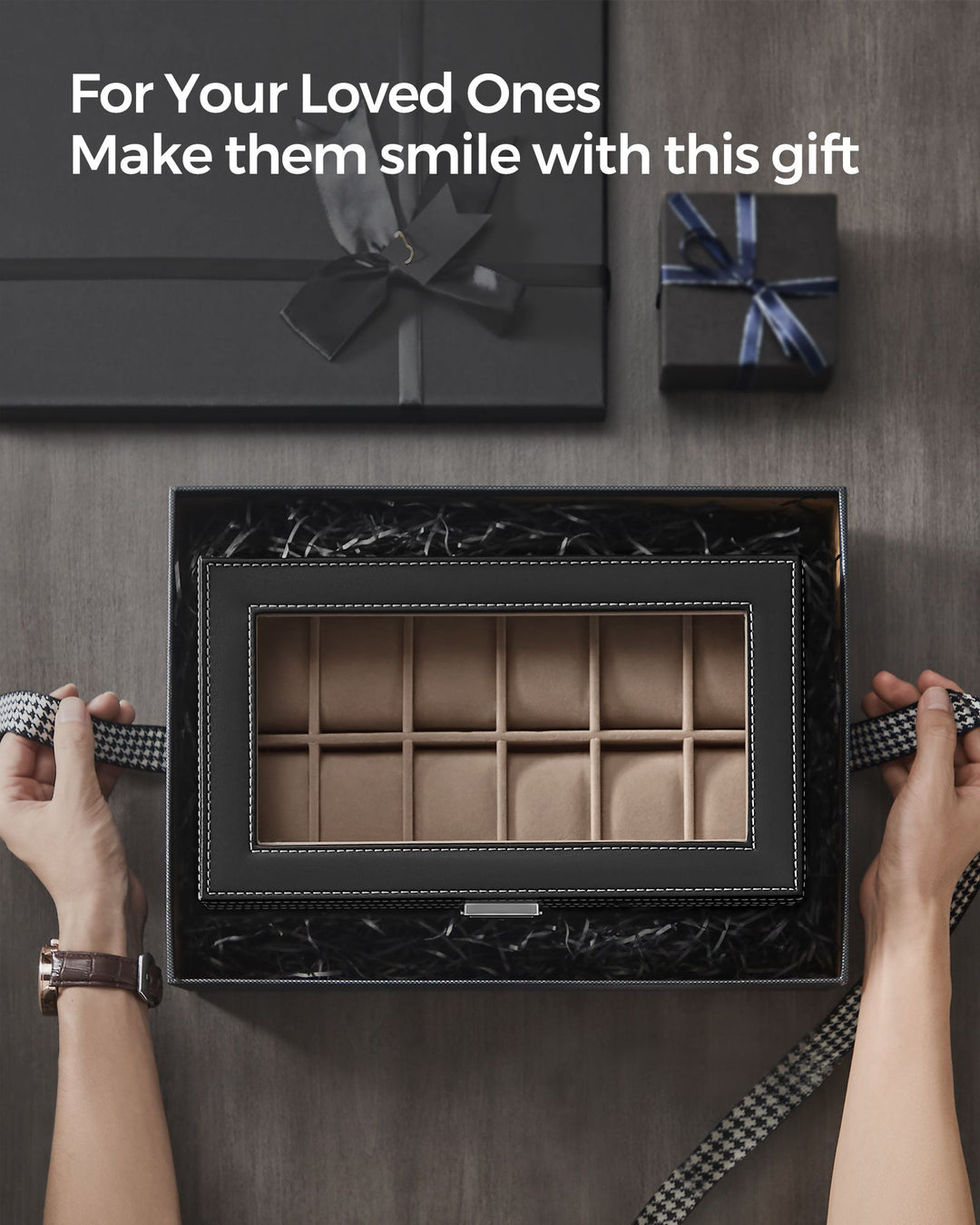 Double Layer Watch Box