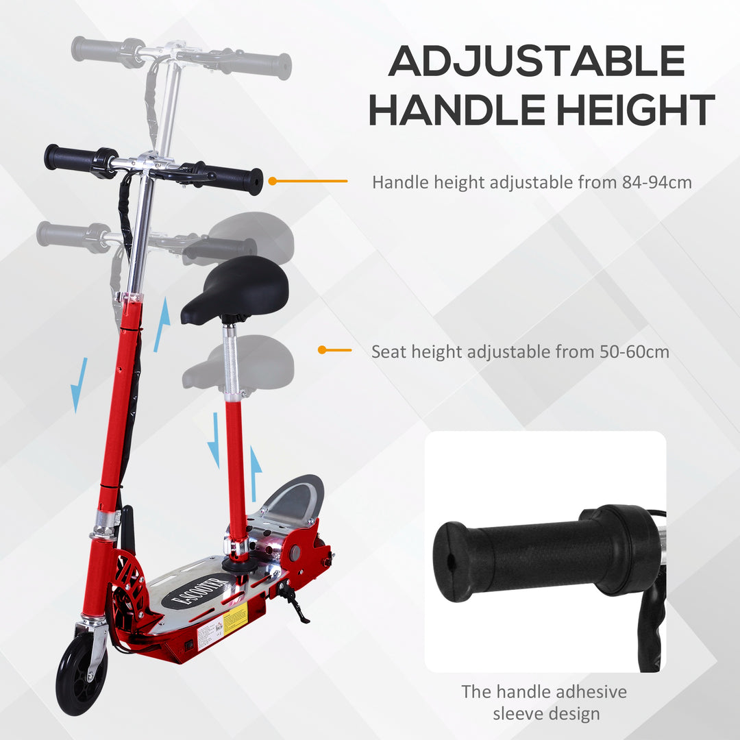 Teens Foldable Kids Powered Scooters Toy (Red)