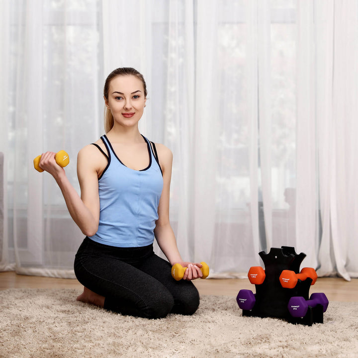Various Coloured Vinyl Dumbbells