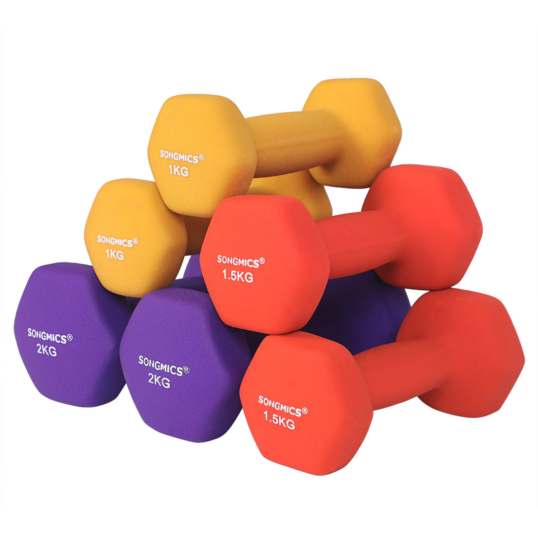 Various Coloured Vinyl Dumbbells