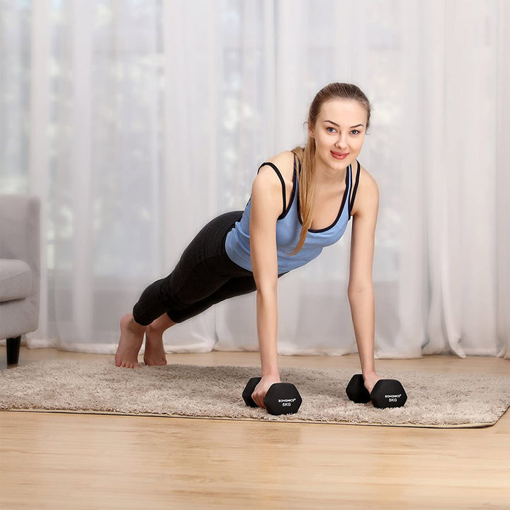 2 x 5 kg Dumbbells