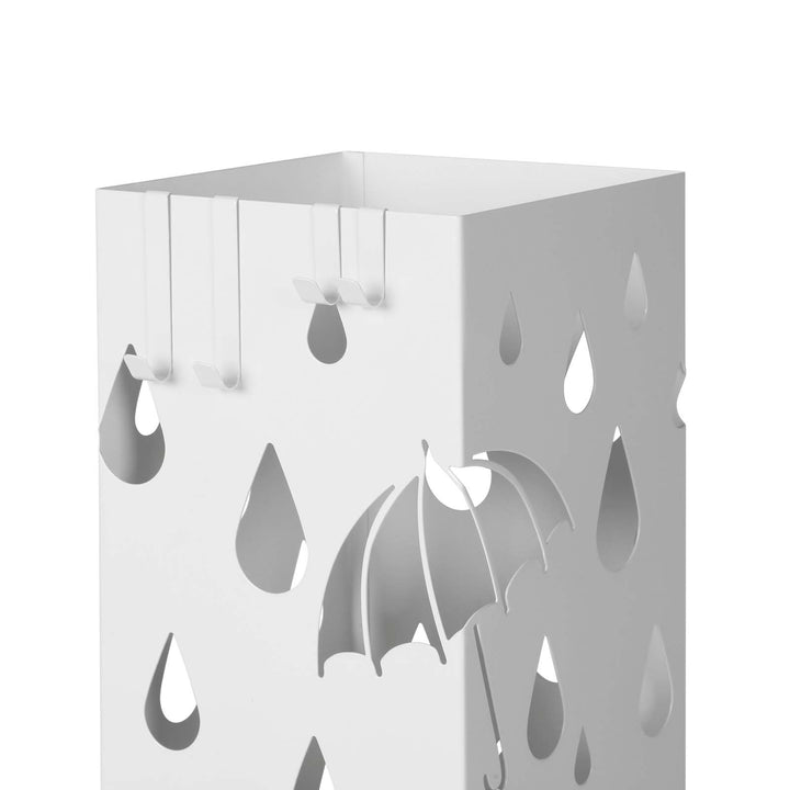 White Metal Umbrella Stand