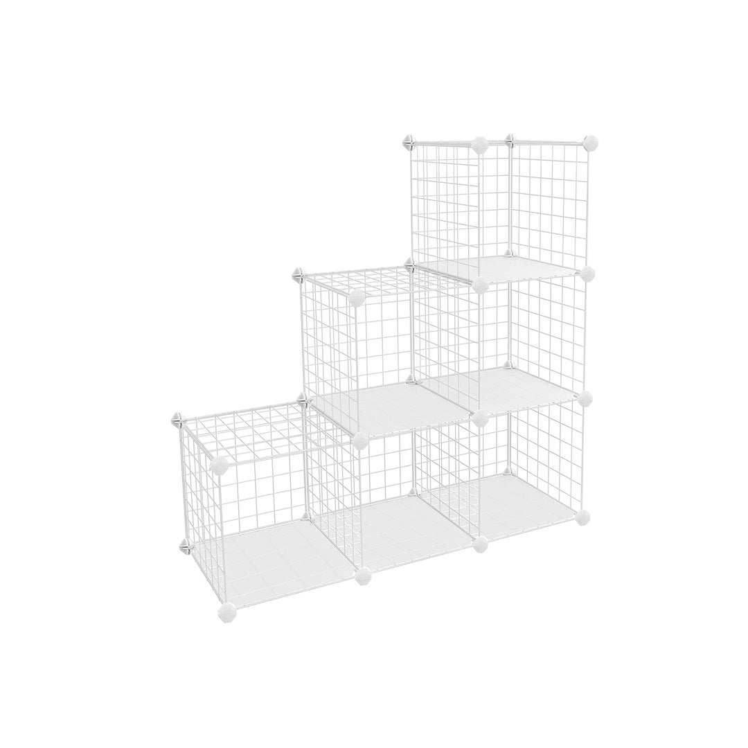 White Wire Mesh Organizer