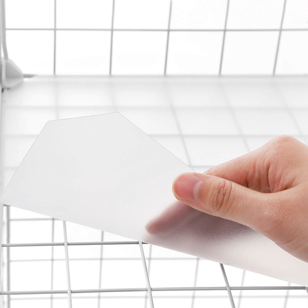 White Wire Mesh Organizer