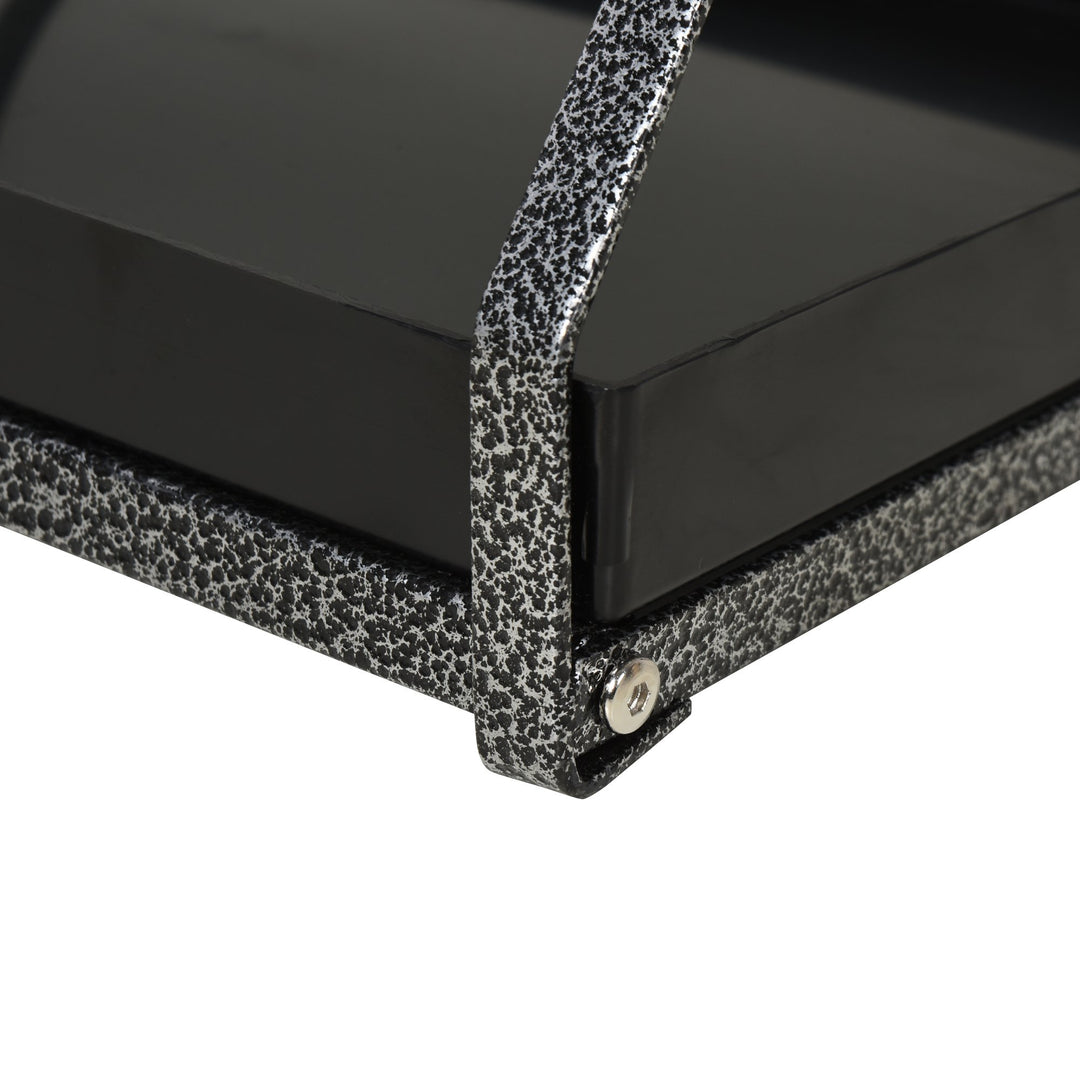 Portable Bird PlayStand Training Playground with Wood Perch Ladder Feeding Cups for Macaw Parrot Conure