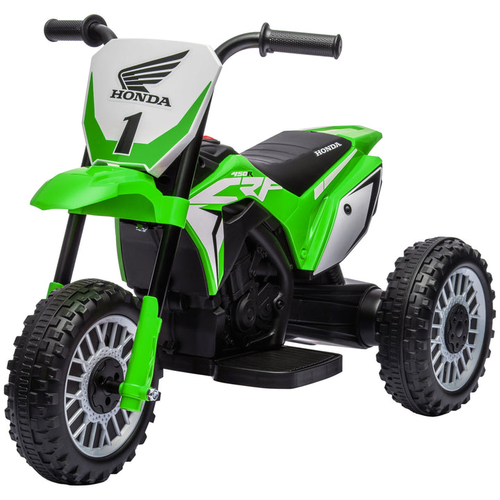 Kids Motorbike, 3 Wheels Kids Electric Bike- Green