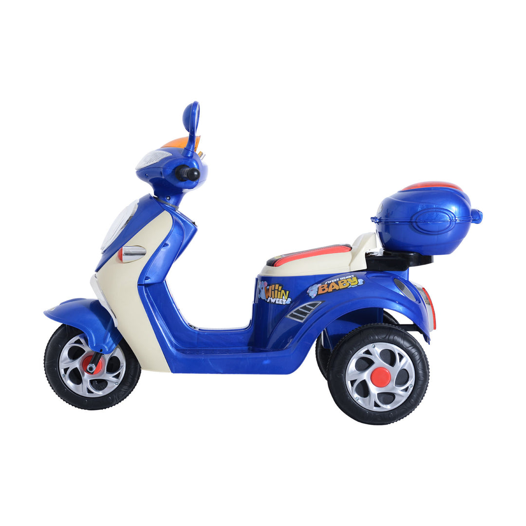 Electric Ride on Toy Tricycle Car-Blue