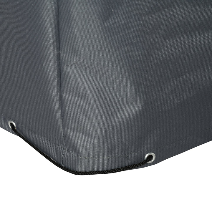 Oxford Patio Garden Furniture Dining Table Chair Set Cover Water Protector Waterproof Anti-UV 275L x205W x 90Hcm – Grey