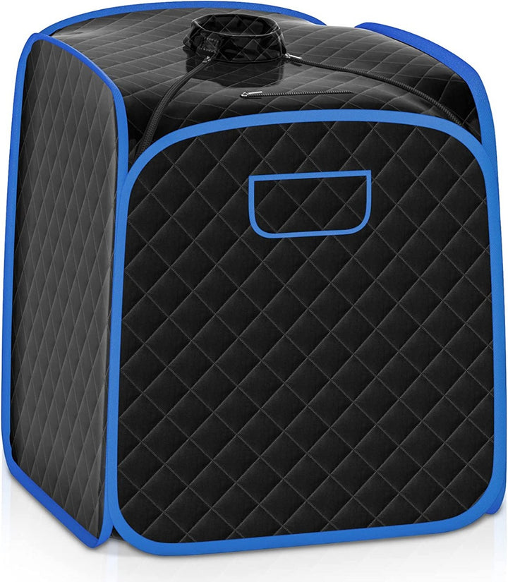 3L Folding Personal Spa Steam Pot with Chair-Black