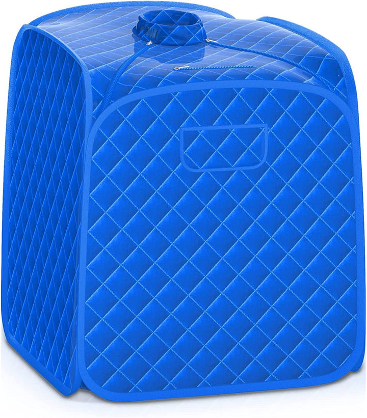 3L Folding Personal Spa Steam Pot with Chair-Blue