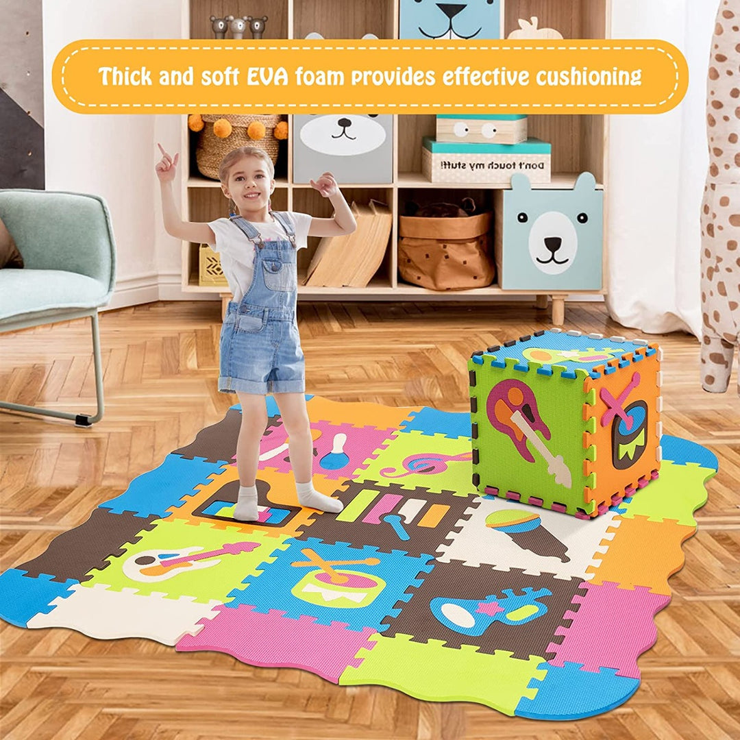 Baby Soft EVA Foam Children Play Mat with Numeral Puzzle Jigsaw