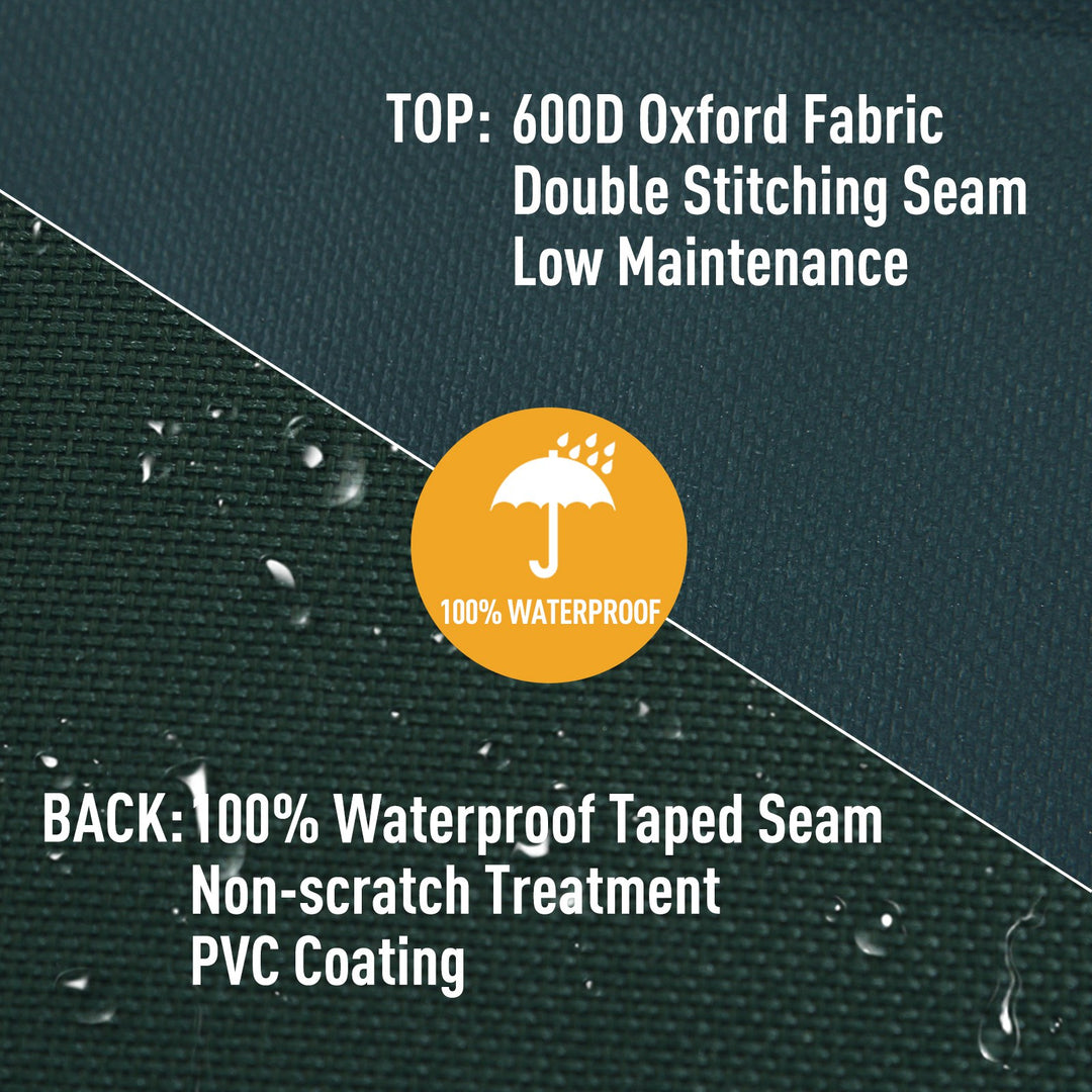 Garden  Patio Large Furniture Set Round Cover 600D Oxford Waterproof _193 x 80H cm