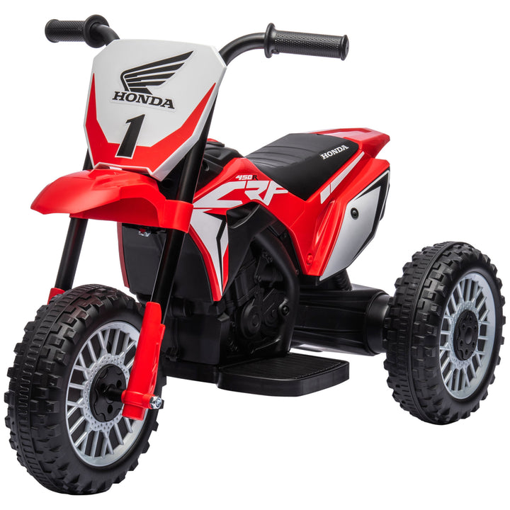 Kids Motorbike, 3 Wheels Kids Electric Bike with Horn-Red