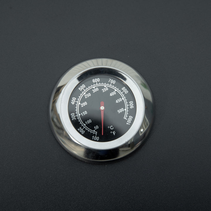 3 Burner Gas BBQ Grill Outdoor Portable Barbecue Trolley w/ Warming Rack, Side Shelves, Storage Cabinet, Thermometer, Carbon Steel, Black