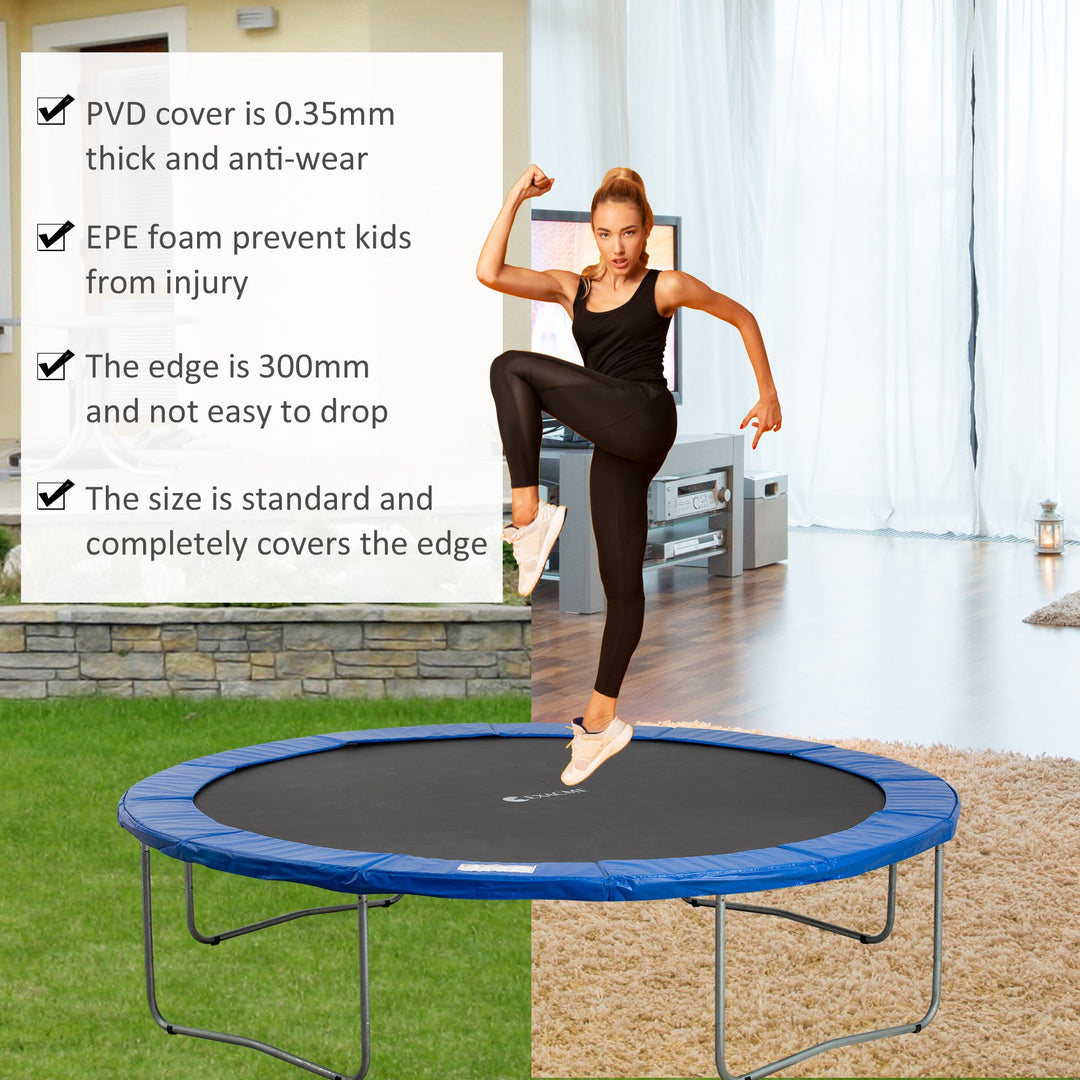 Homcom 12ft Trampoline Surround Safety Foam Pad