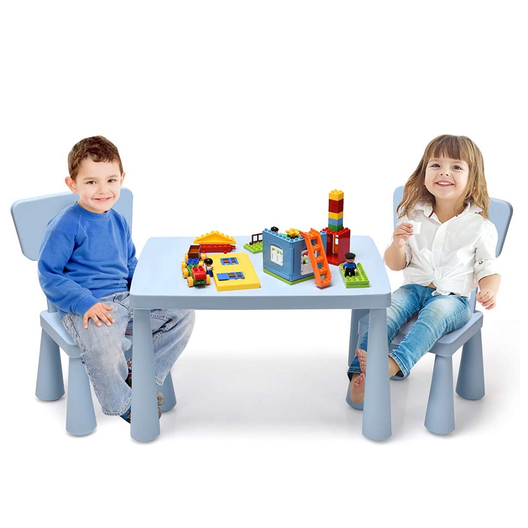 Children's Multi Activity Table and Chair Set-Blue