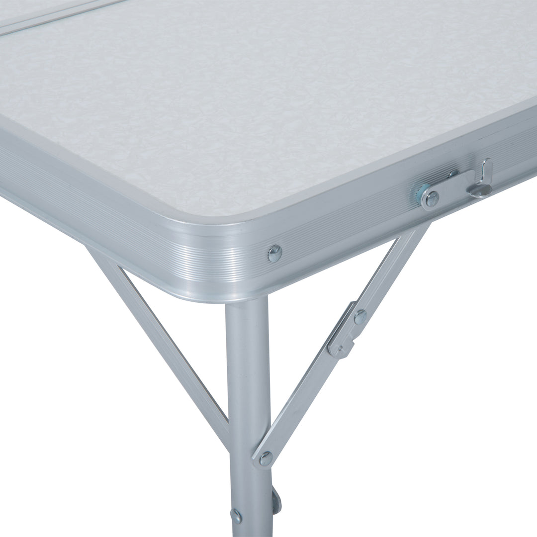 Folding Table Chairs Picnic Portable Camping Dining Garden Patio BBQ Aluminium