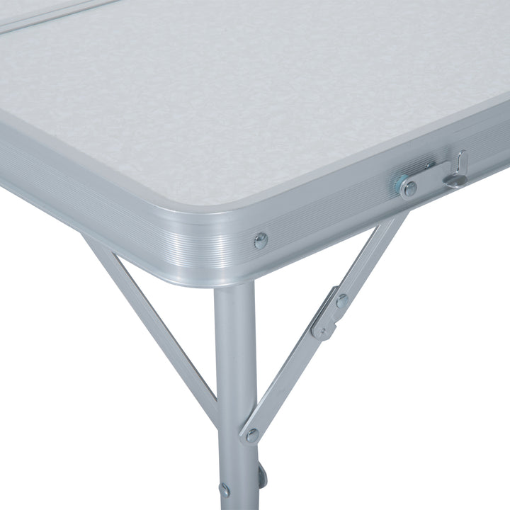 Folding Table Chairs Picnic Portable Camping Dining Garden Patio BBQ Aluminium