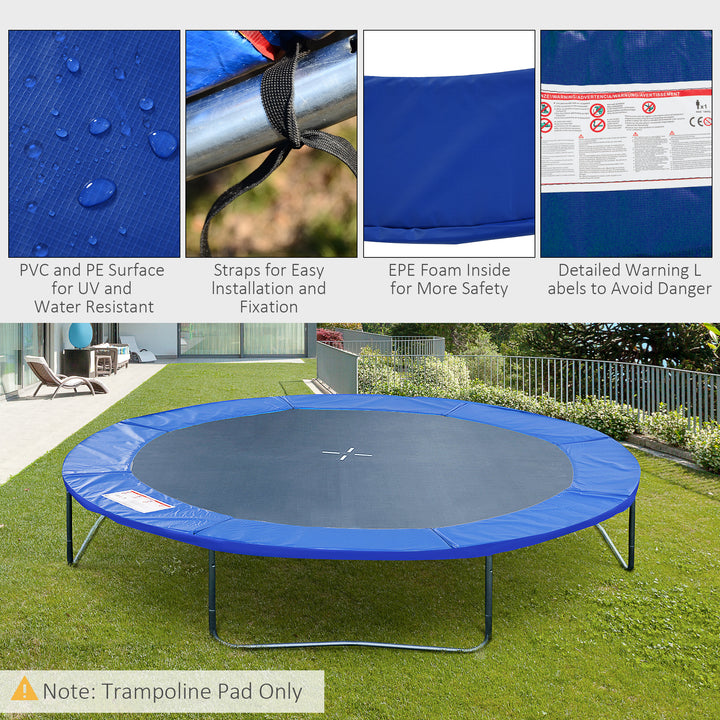 Trampoline Pad Pads Replacement Safety Surround Pads Padding - 8ft Blue