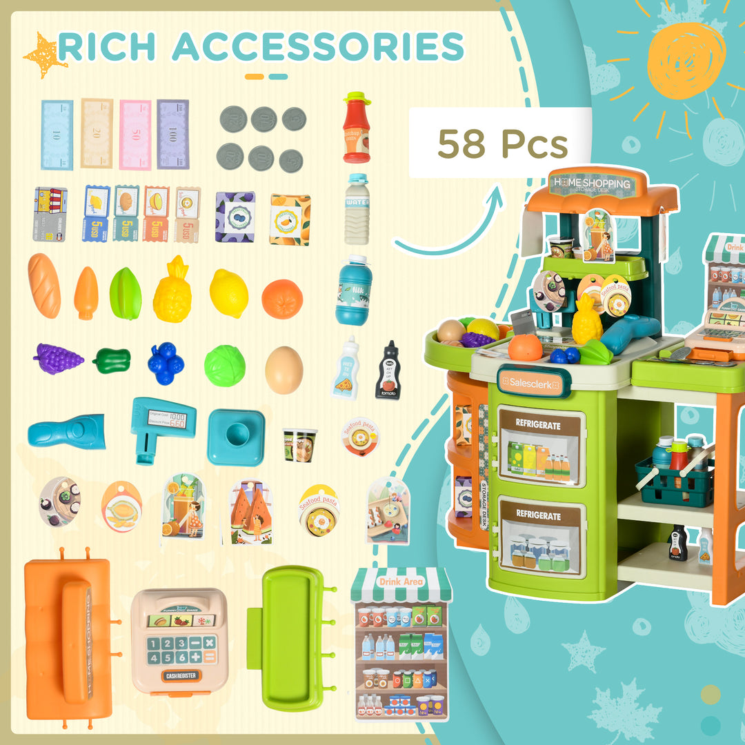 Cash Register for Kids Children Pretend Play Till for Kids Aged 3-6