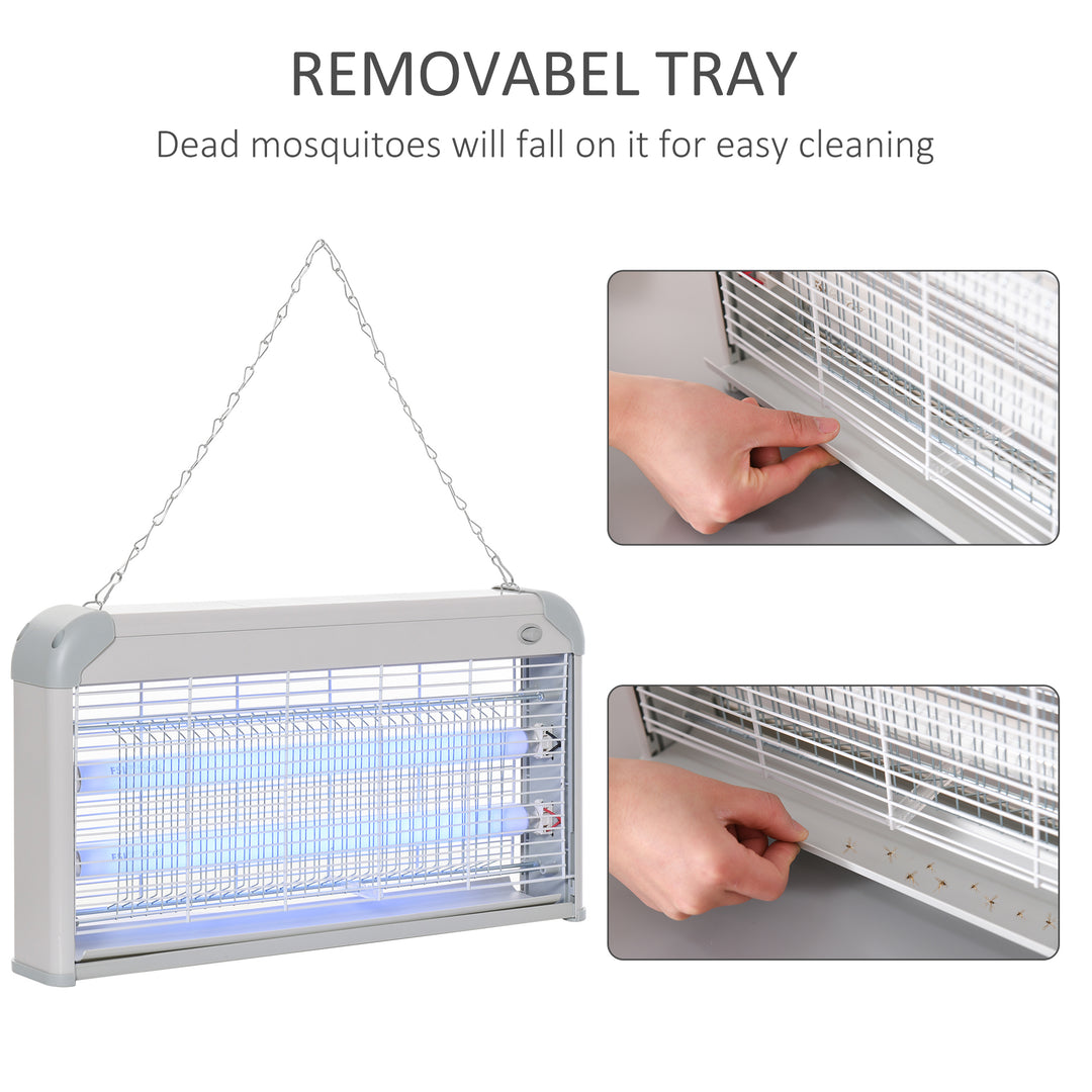 Free Standing Wall Hanging 30W Electric Fly Mosquito Killer 60m2  Coverage Electric Fly Zapper, Bug Zapper, Insect Killer