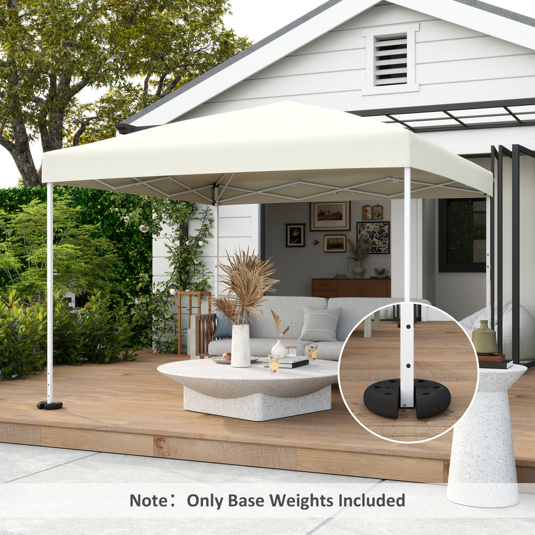 Outsunny Gazebo Weight Set of 4, Tent Weight Base Marquee Party Tent Canopy 8.8KG