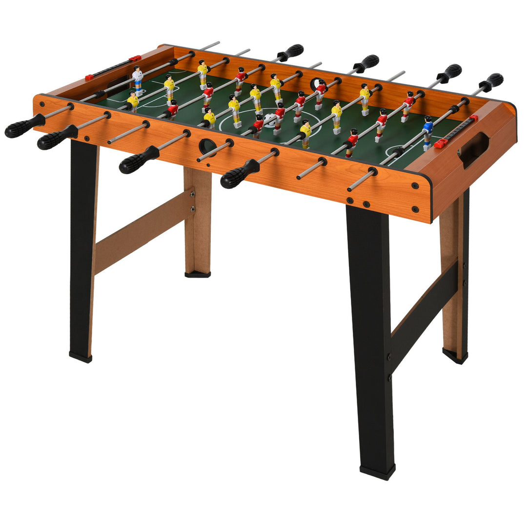 Soozier Foosball Table Heavy Duty  84.5cm for Arcades, Pub, Game Room, 8 Rods, 2 Balls