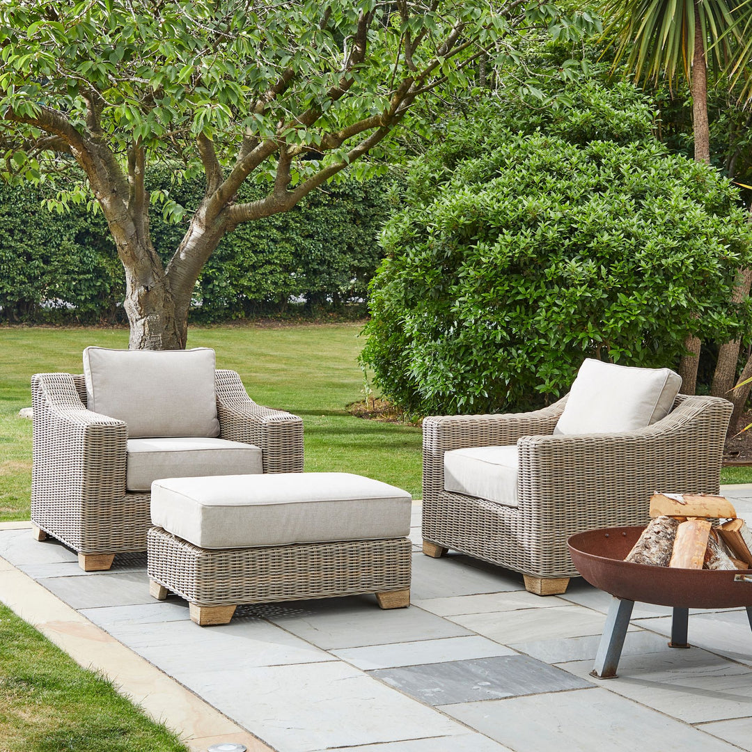 Capri Outdoor Footstool