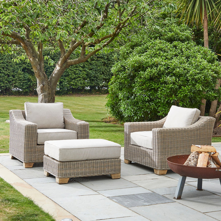 Capri Outdoor Footstool