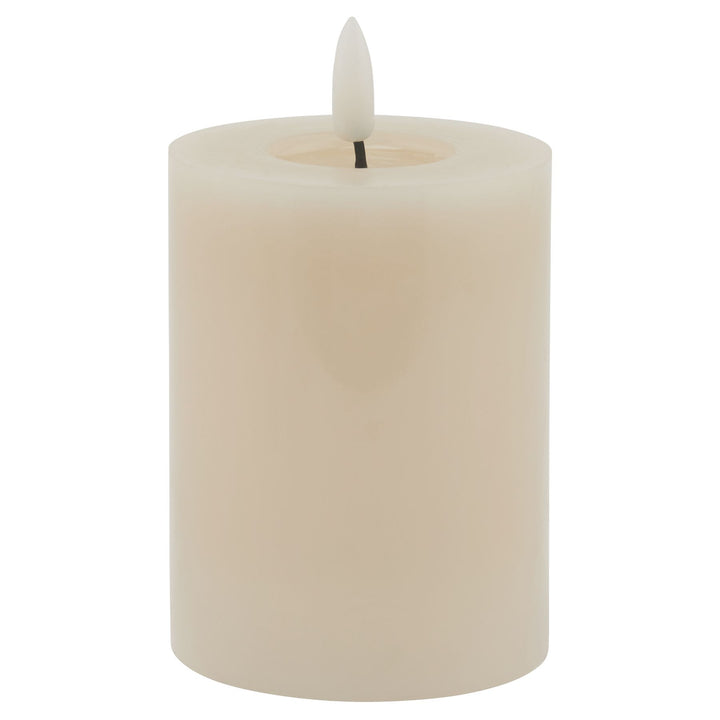 Luxe Melt Effect 3x4 Taupe LED Wax Candle