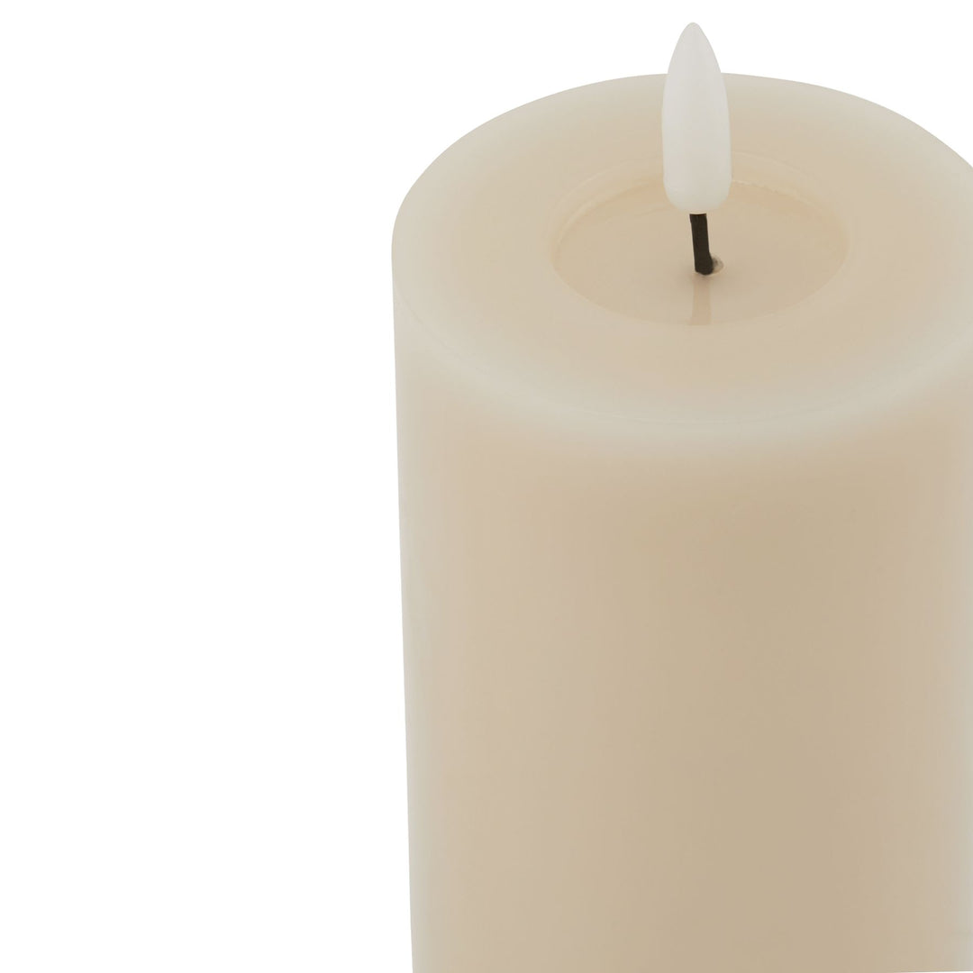 Luxe Melt Effect 3x6 Taupe LED Wax Candle