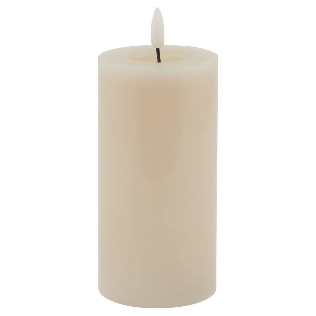 Luxe Melt Effect 3x6 Taupe LED Wax Candle