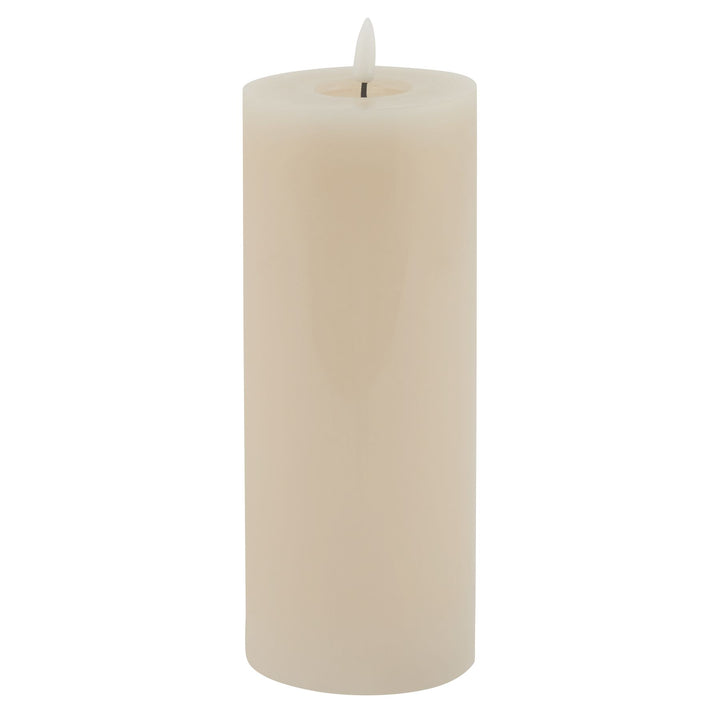 Luxe Melt Effect 3.5x9 Taupe LED Wax Candle