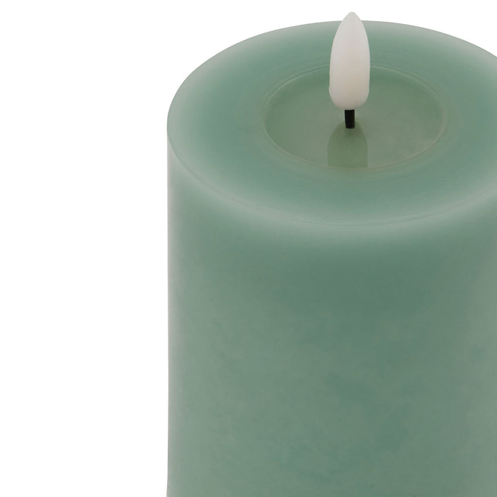 Luxe Melt Effect 3x4 Sage LED Wax Candle