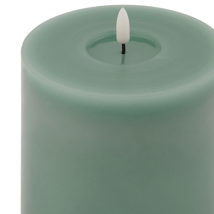 Luxe Melt Effect 5x5 Sage LED Wax Candle