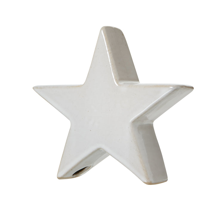 Small Ceramic Standing Star Decoration