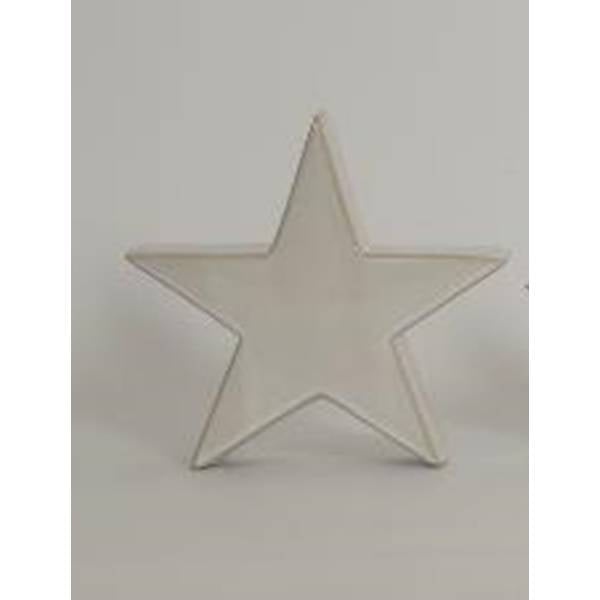 Small Ceramic Standing Star Decoration