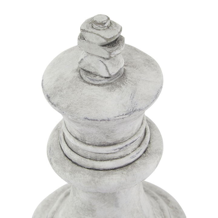 Decorative Grey King Chess Piece