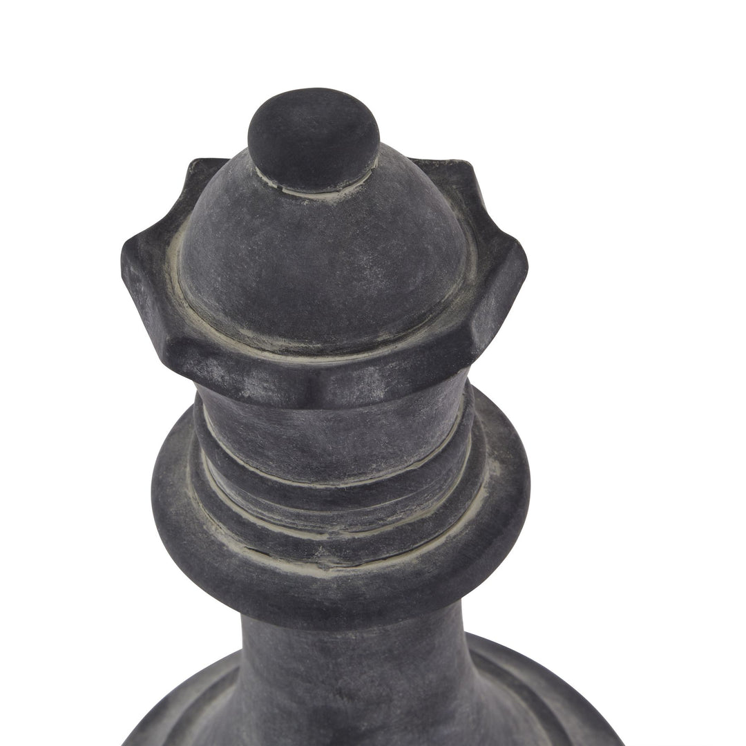 Decorative Grey Queen Chess Piece